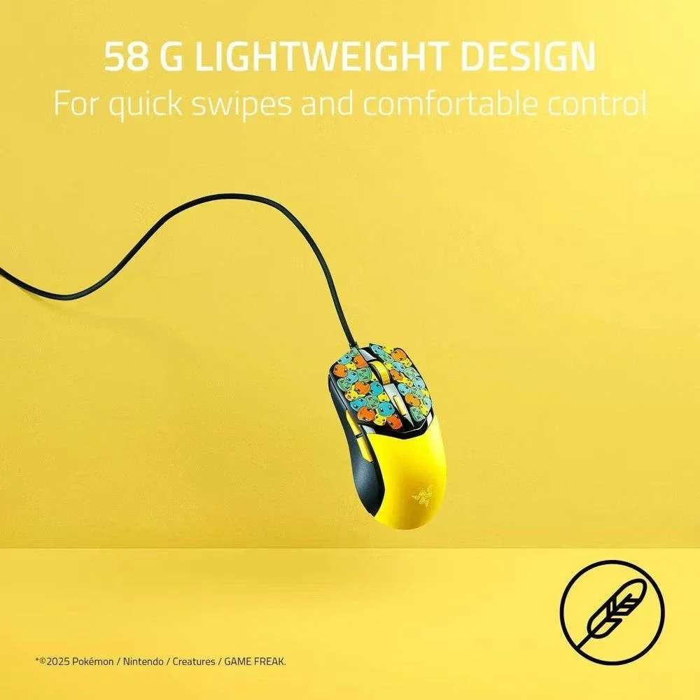 New! Razer Cobra Gaming Mouse Pokemon Kanto Starters Edition Customizable Gen-3